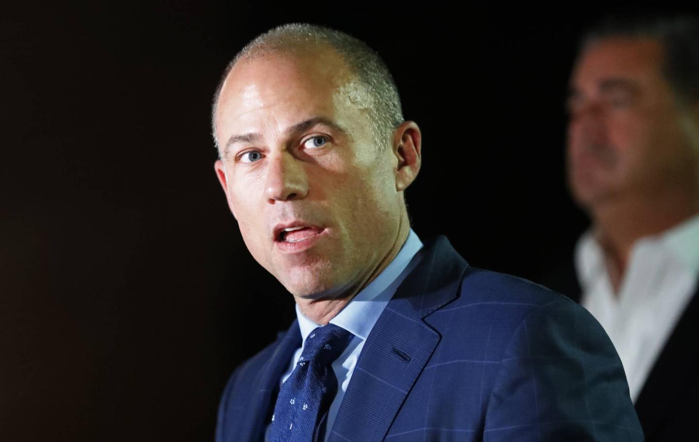 Michael Avenatti, attorney for adult film actress Stormy Daniels, leaves Los Angeles Police Department Pacific Division after being arrested on suspicion of domestic violence, in Culver City