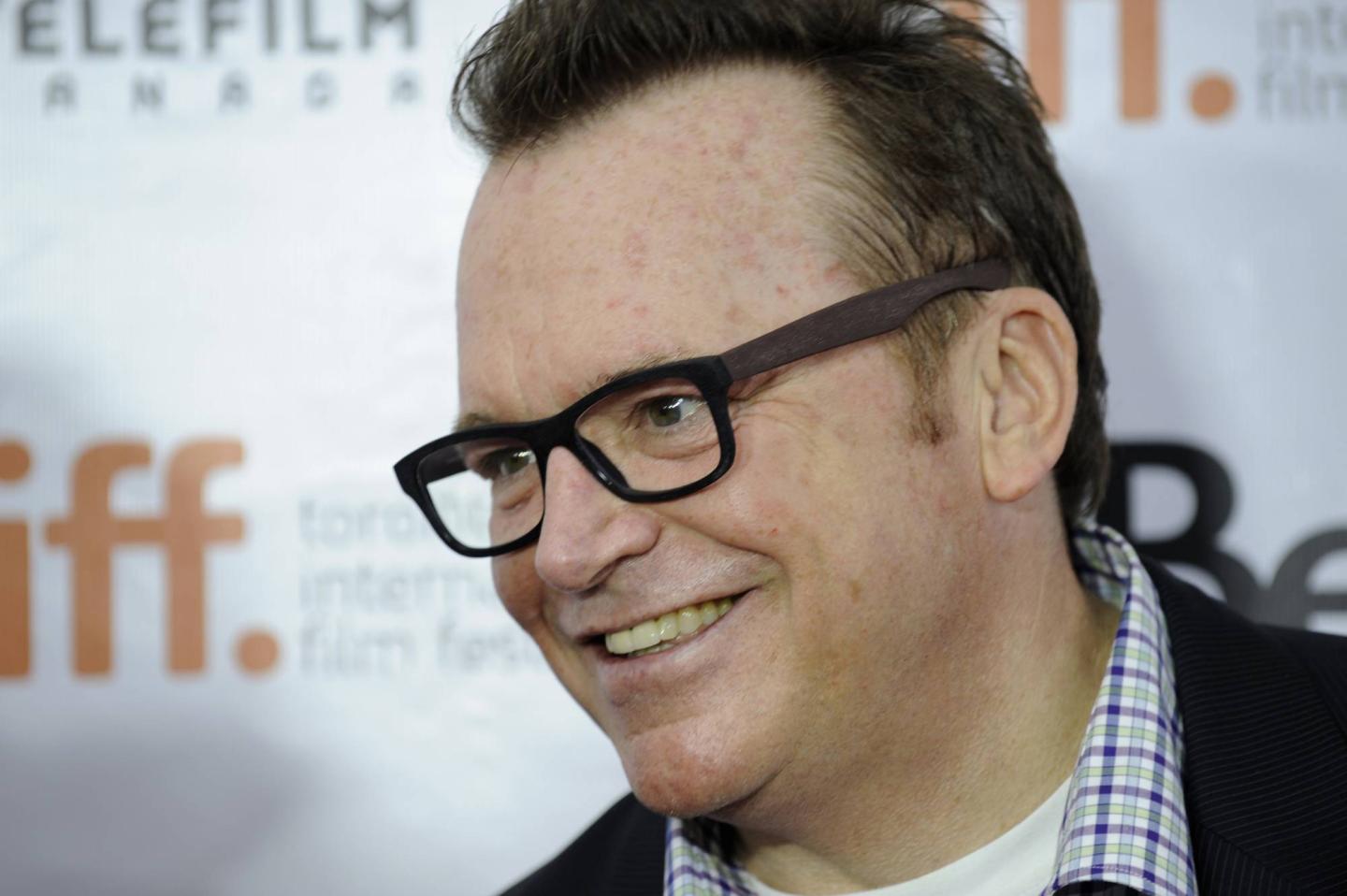 Tom Arnold talks before screening of "Supermensch: The Legend of Shep Gordon" during Toronto International Film Festival in Toronto