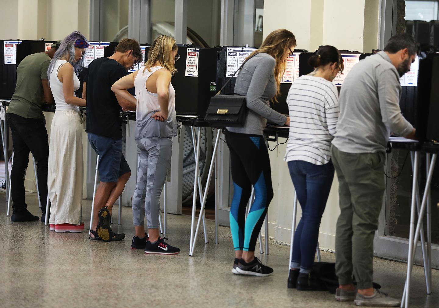 Voters Across The Country Head To The Polls For The Midterm Elections