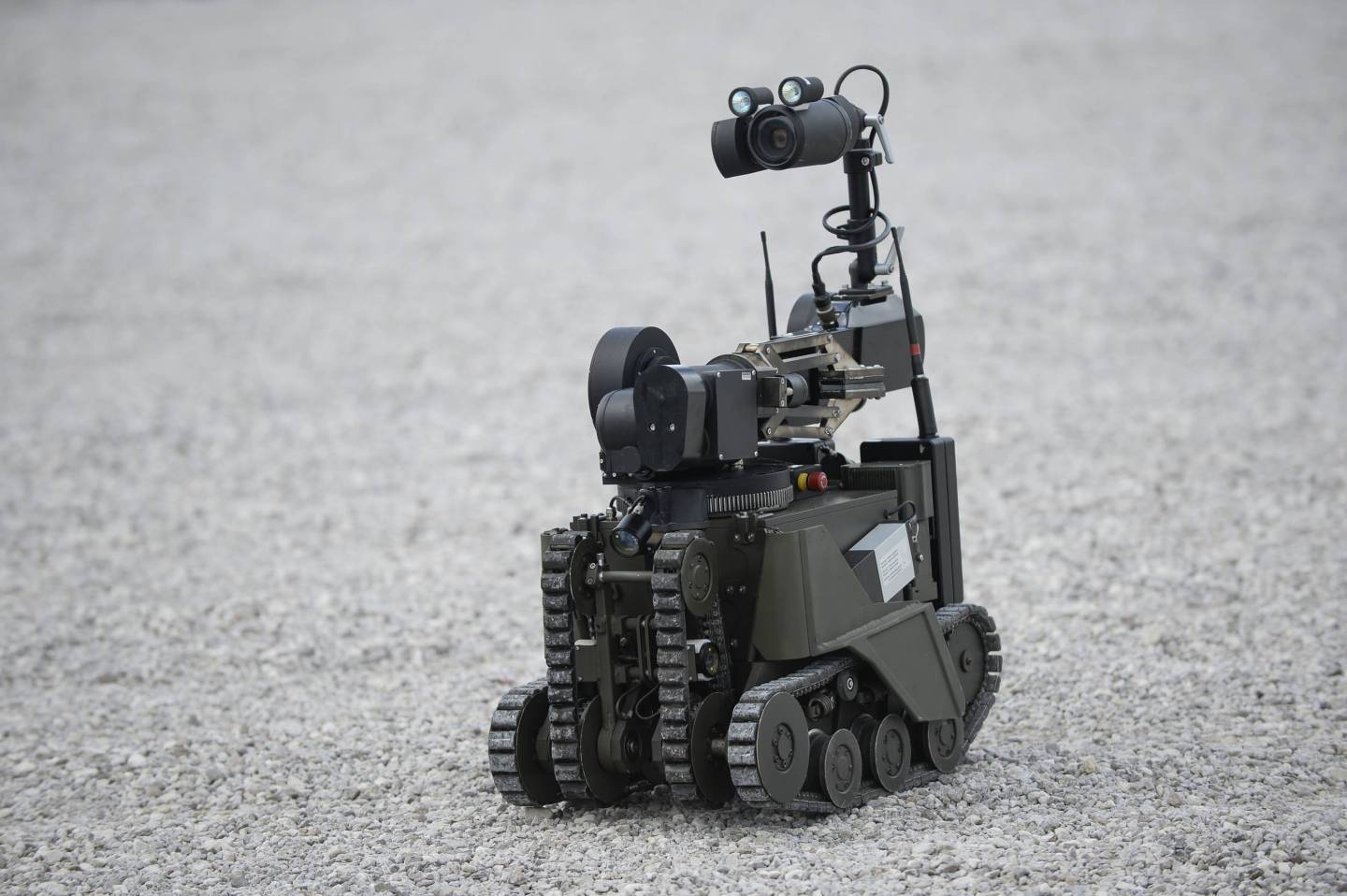 Military hardware on display for public at National Stadium