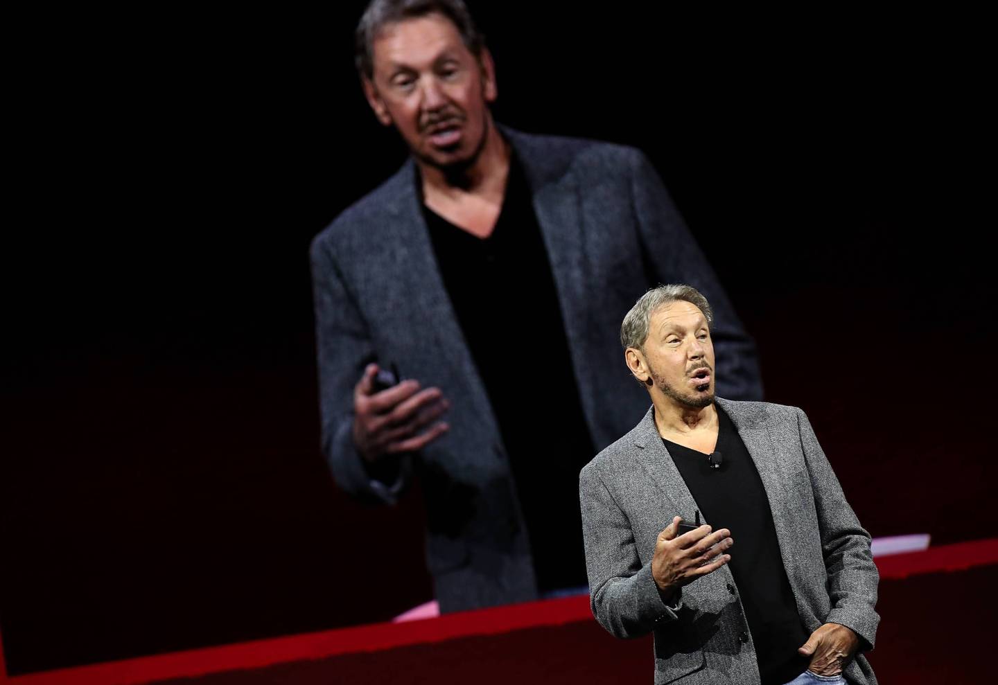 Larry Ellison Delivers Keynote At Annual Oracle OpenWorld Conference