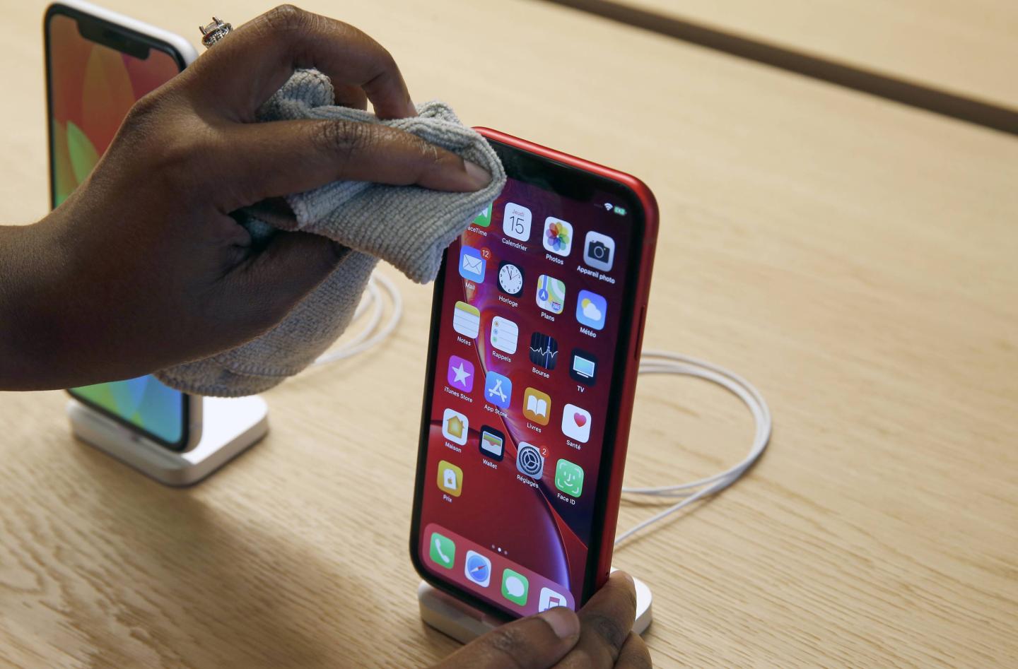 New Apple Store Opens At The Champs Elysee In Paris