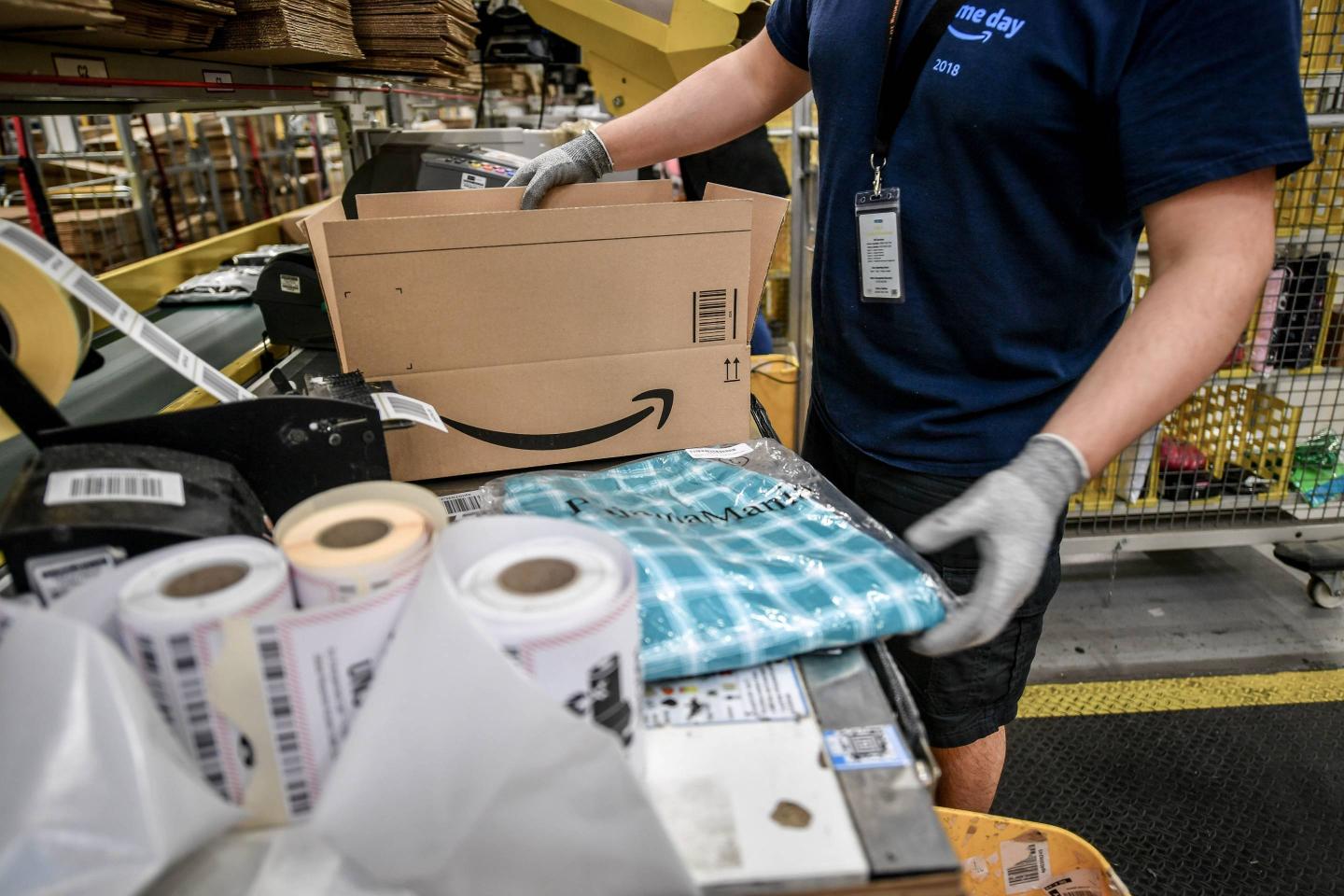 Amazon fulfilment centre in Swansea