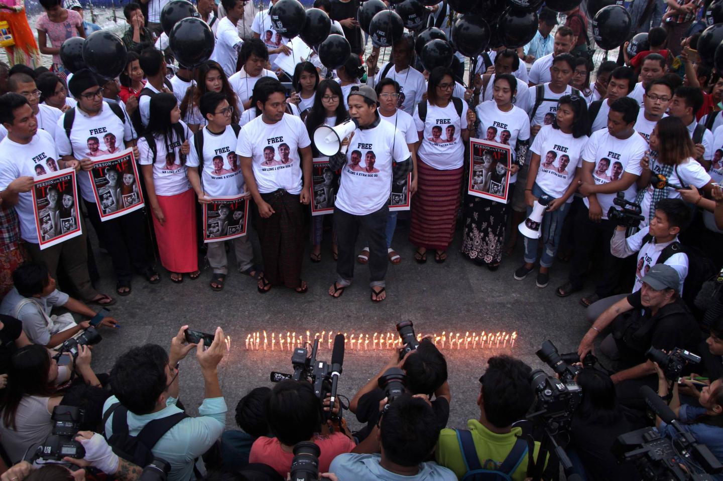 MYANMAR-MEDIA-JUSTICE-ARREST