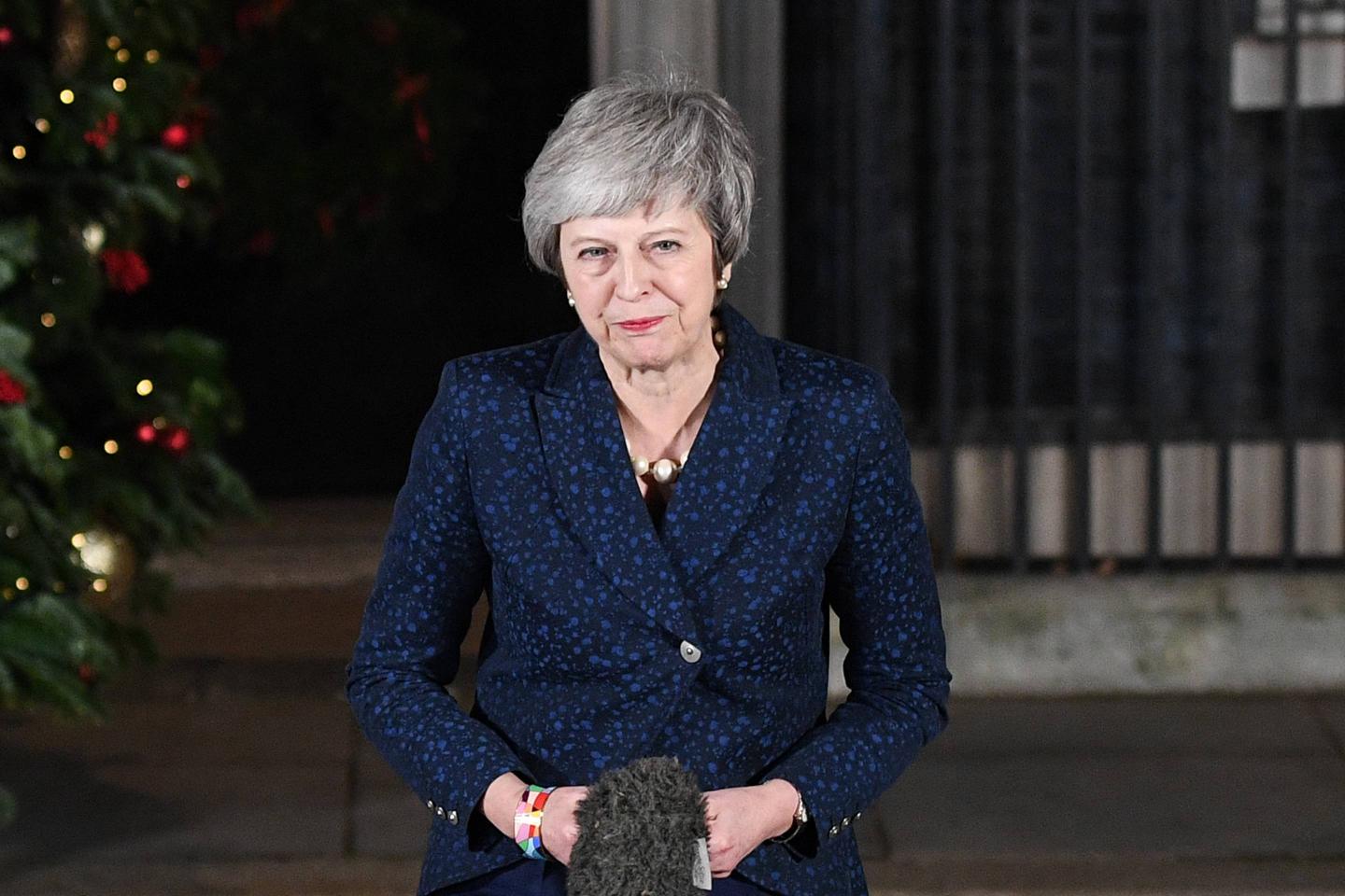 The British Prime Minister Wins The Vote Of No Confidence In Her Leadership