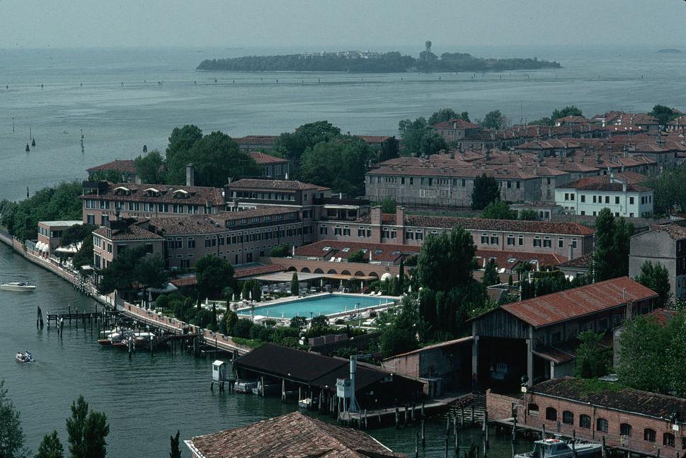 Cipriani Hotel Seen from San Giorgio Maggiore Bell Tower