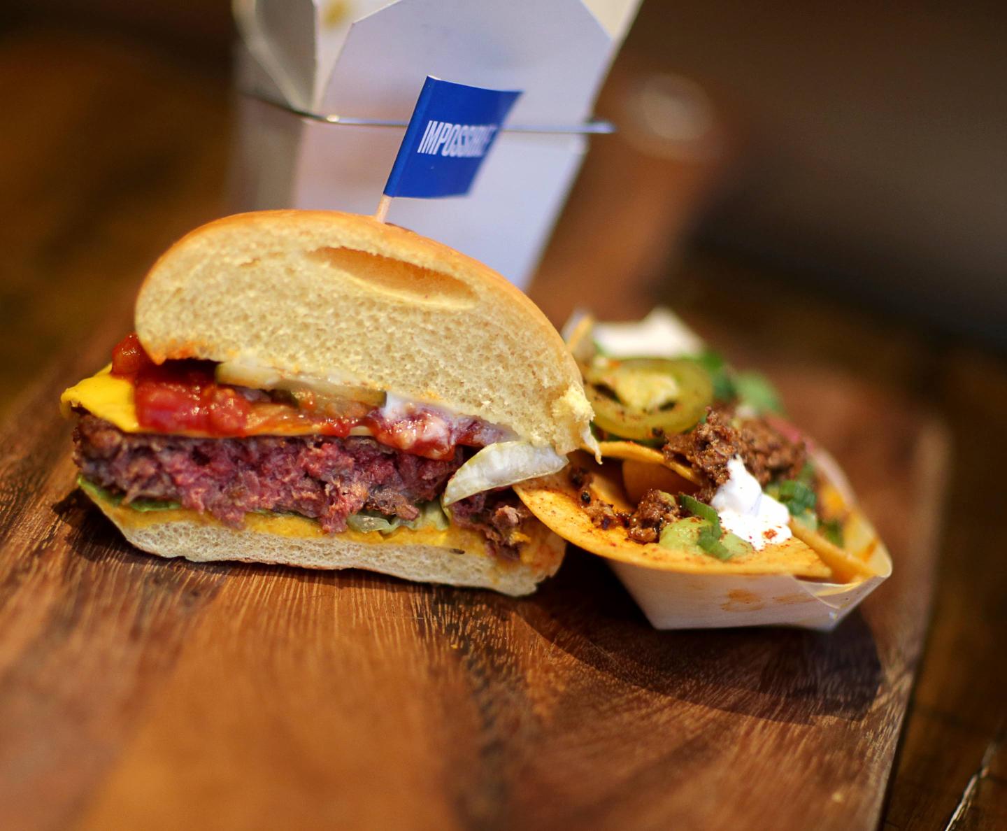 Meatless Impossible Burger