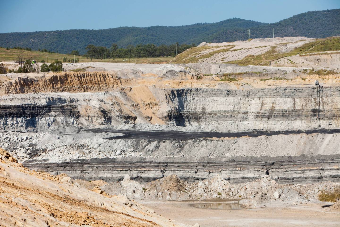 The Beltana number 1 mine, an open cast or drift coal mine managed by Xstrata coal in the Hunter Valley, New South Wales. If we are serious about tackling climate change, coal, the dirtiest of fossil fuels, needs to be kept in the ground. Sadly around 85