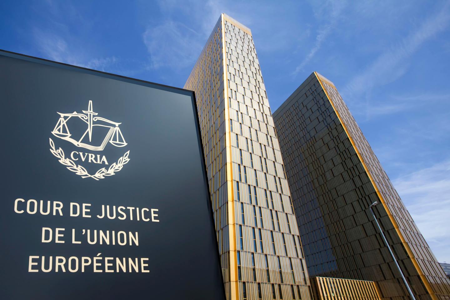 Office towers of the European Court of Justicean Quarter on the Kirchberg-Plateau, Luxembourg City, Luxembourg, PublicGround