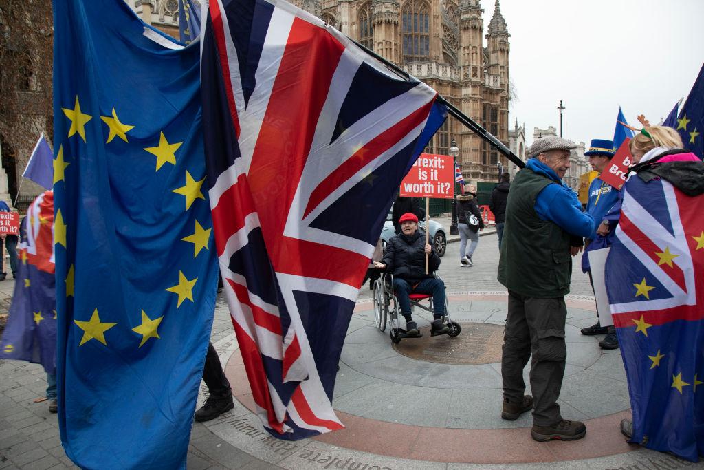 Anti Brexit Protesters In London
