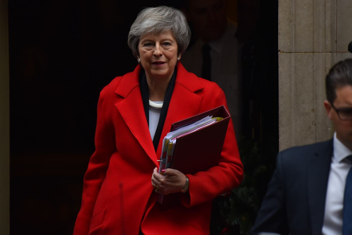 Theresa May Attends Prime Minister Questions