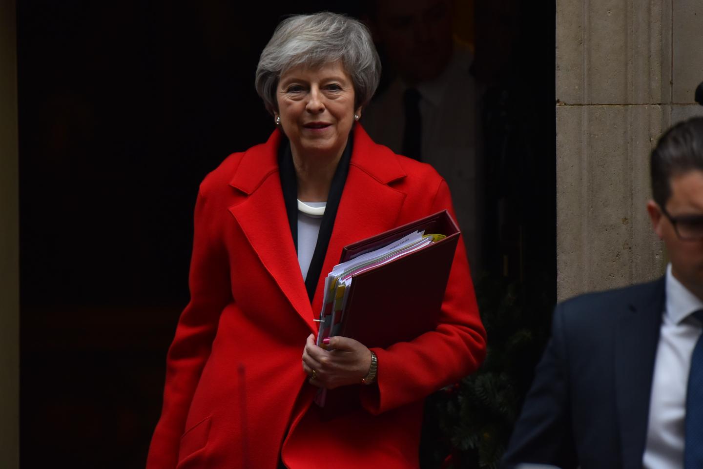 Theresa May Attends Prime Minister Questions