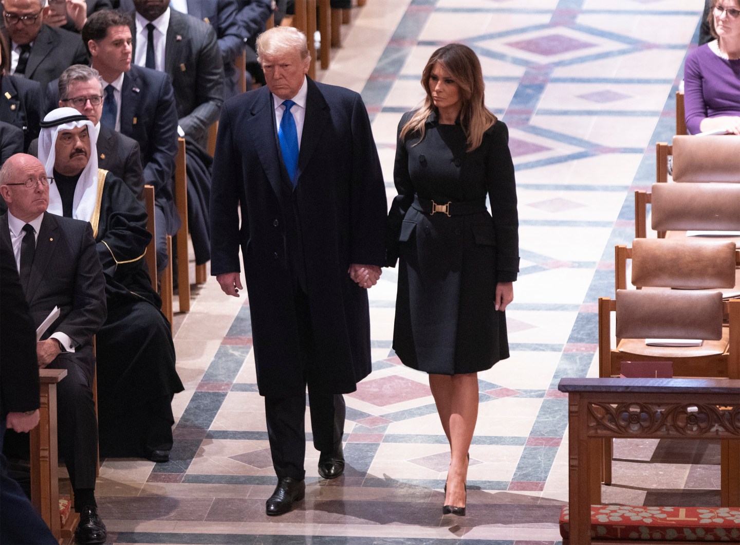 State Funeral Held For George H.W. Bush At The Washington National Cathedral