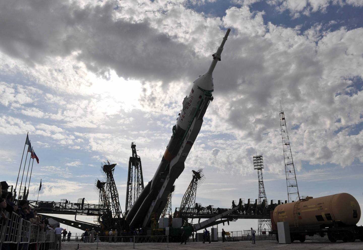 The Soyuz TMA-04M rocket of the Internat