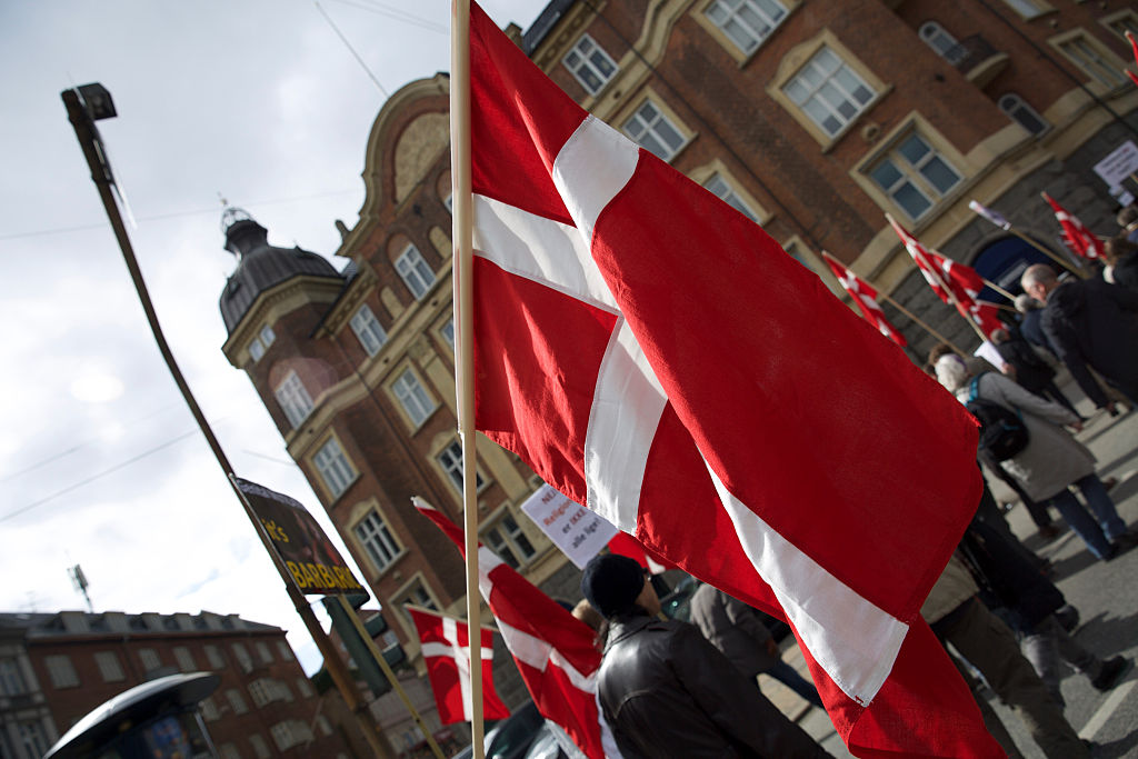 Pro and anti Pegida demonstrations in Copenhagen