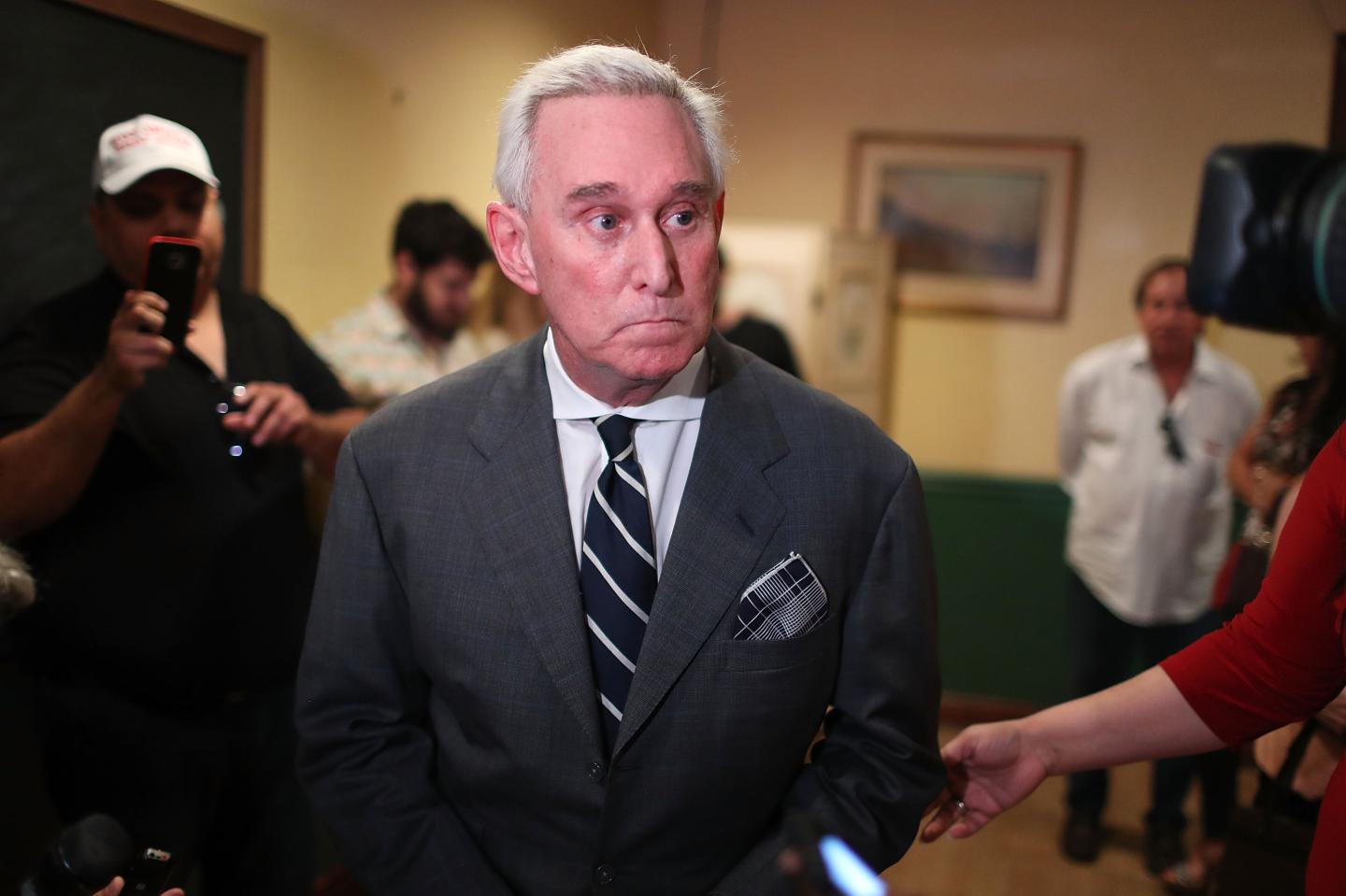 Roger Stone Addresses Women's Republican Club Of Miami