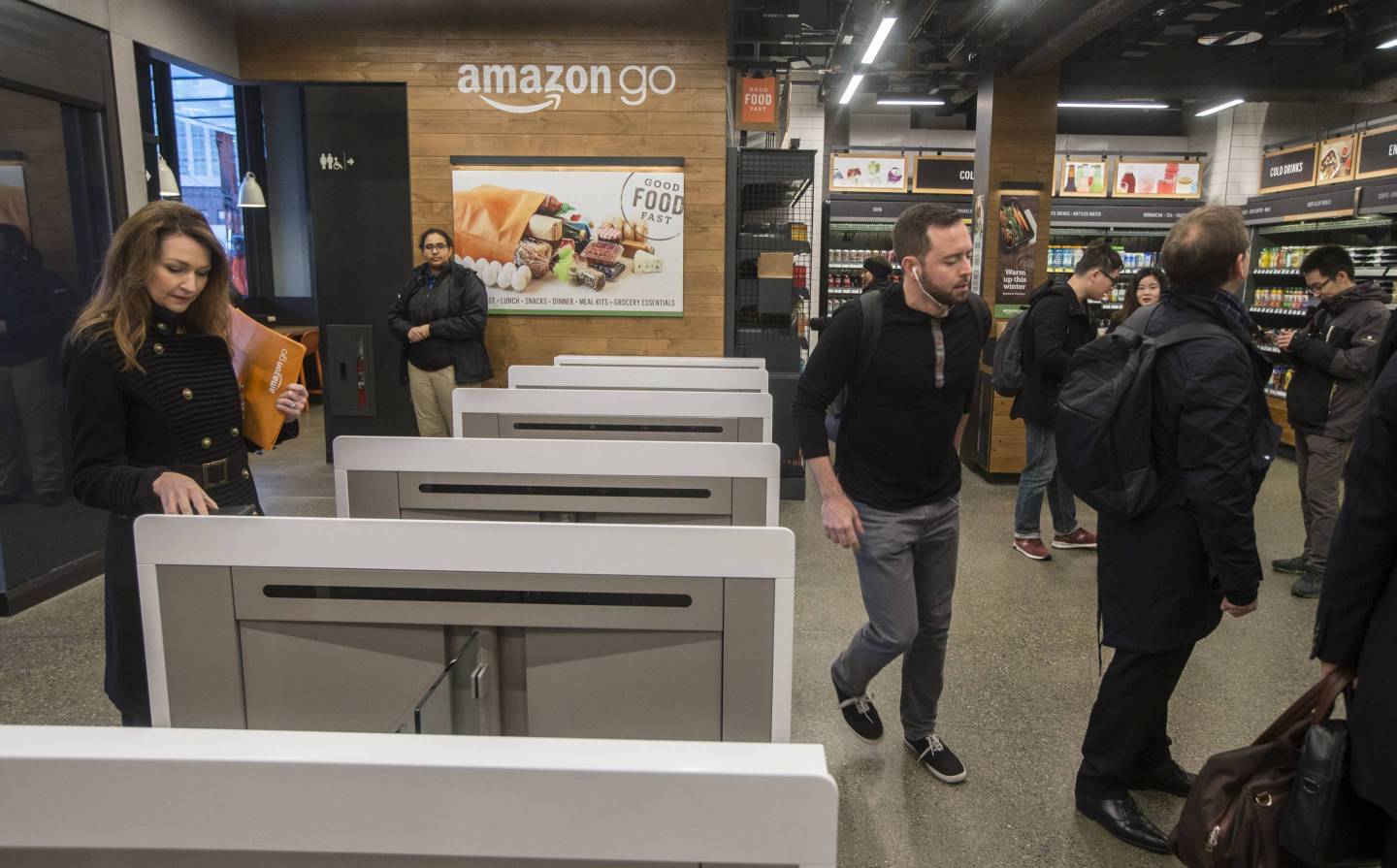 Amazon Opens First Cashierless Convenience Store In Seattle