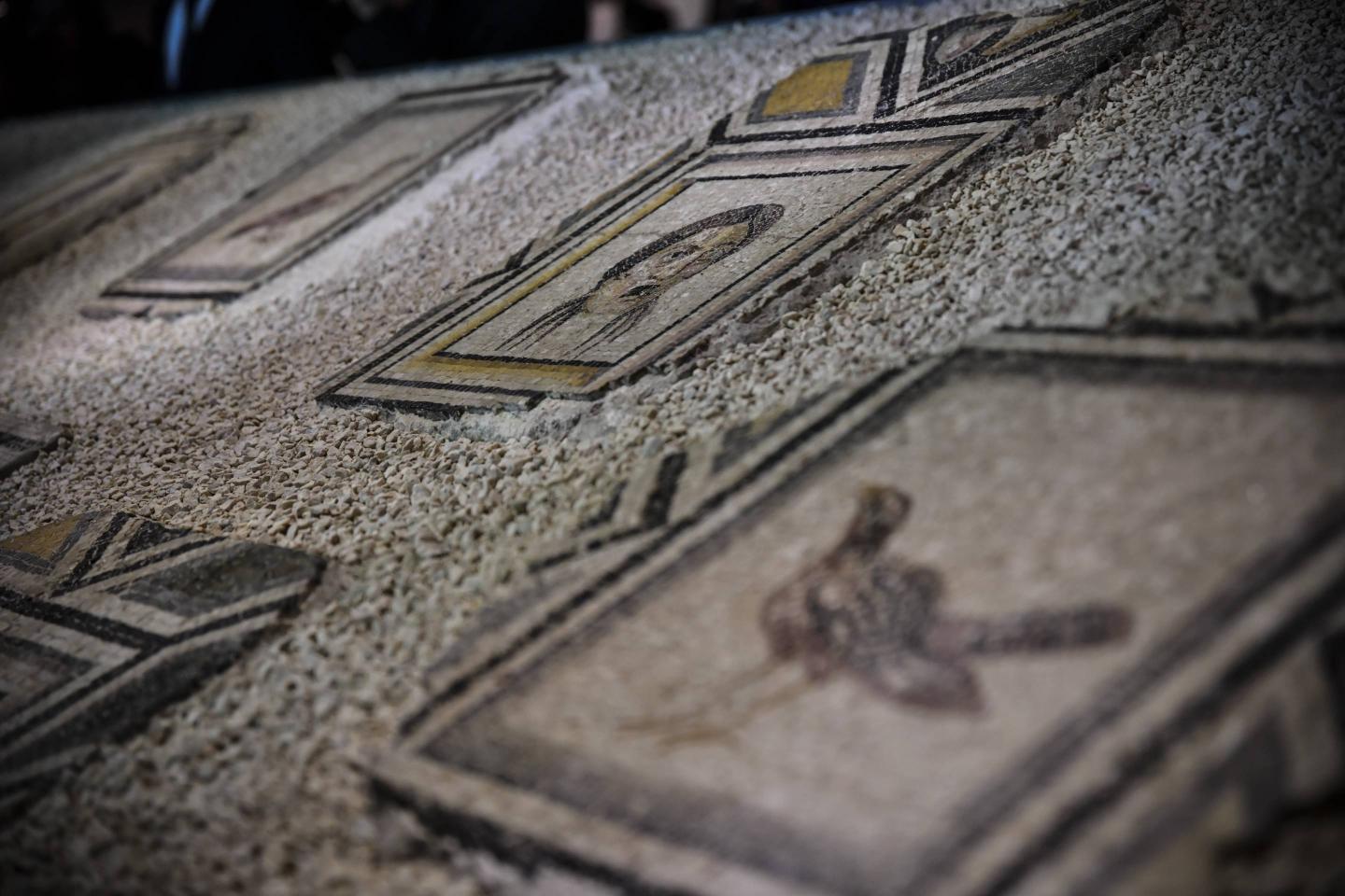 Public Exhibit of Gypsy Girl Mosaic in Gaziantep