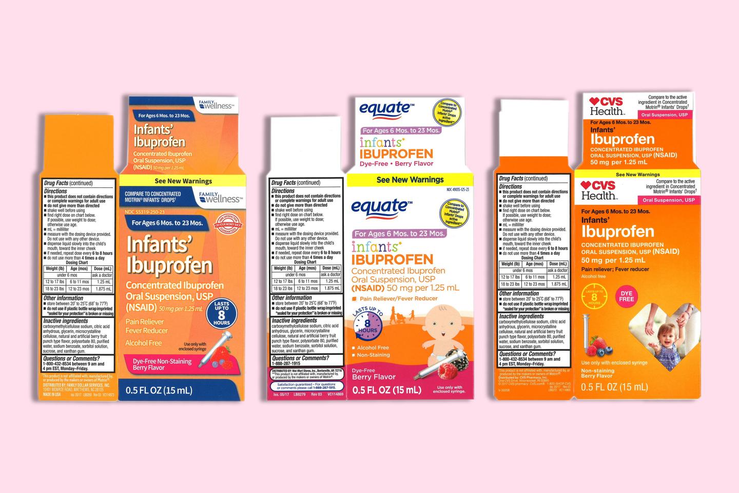 infant ibuprofen recall