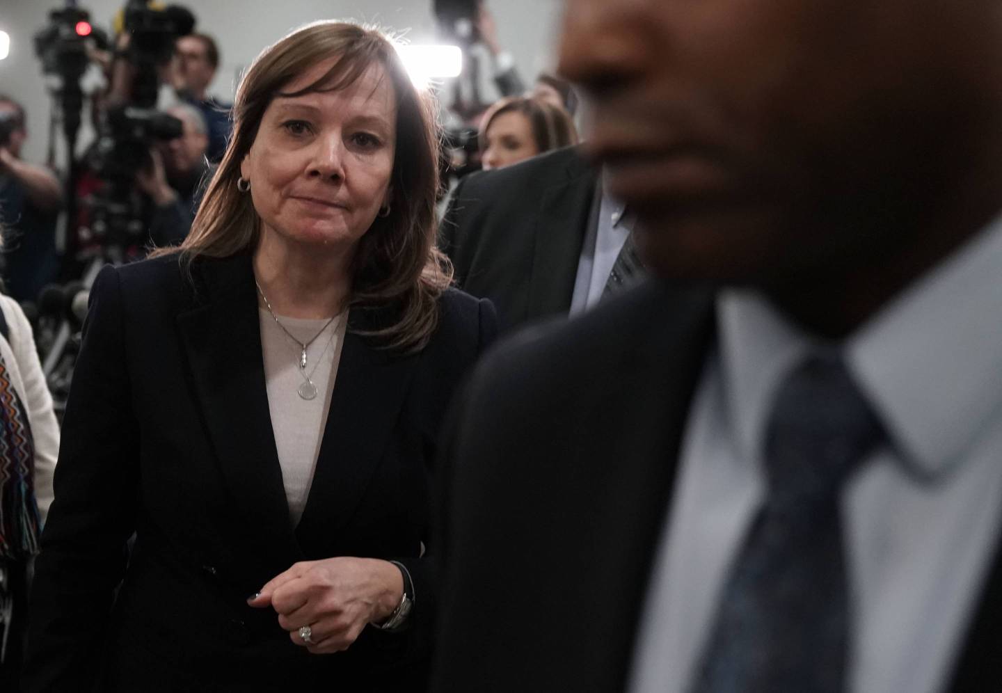 GM CEO Mary Barra Meets With Michigan Lawmakers On Capitol Hill