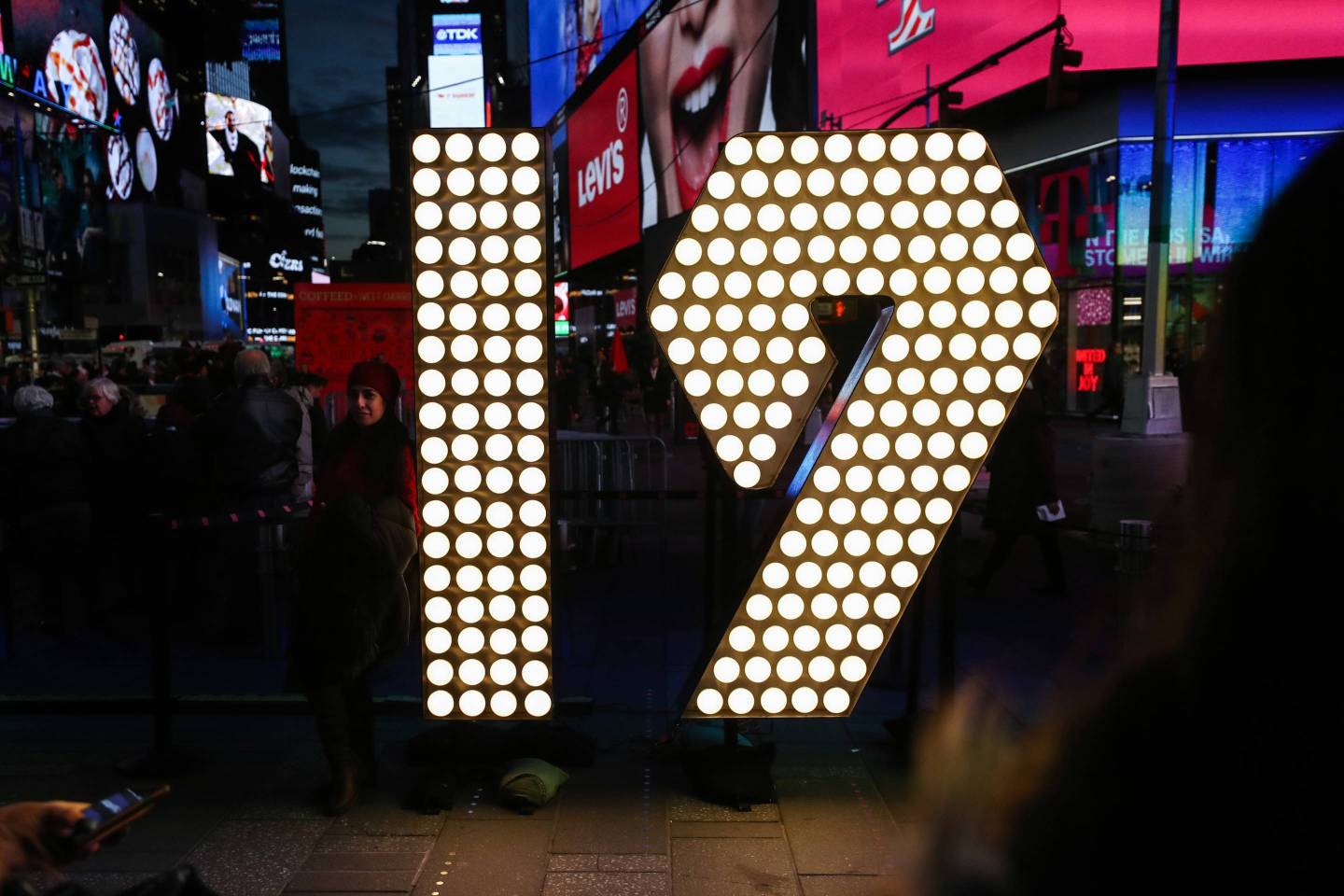 Numerals For Times Square New Year's Eve Celebration Are Delivered To Times Square