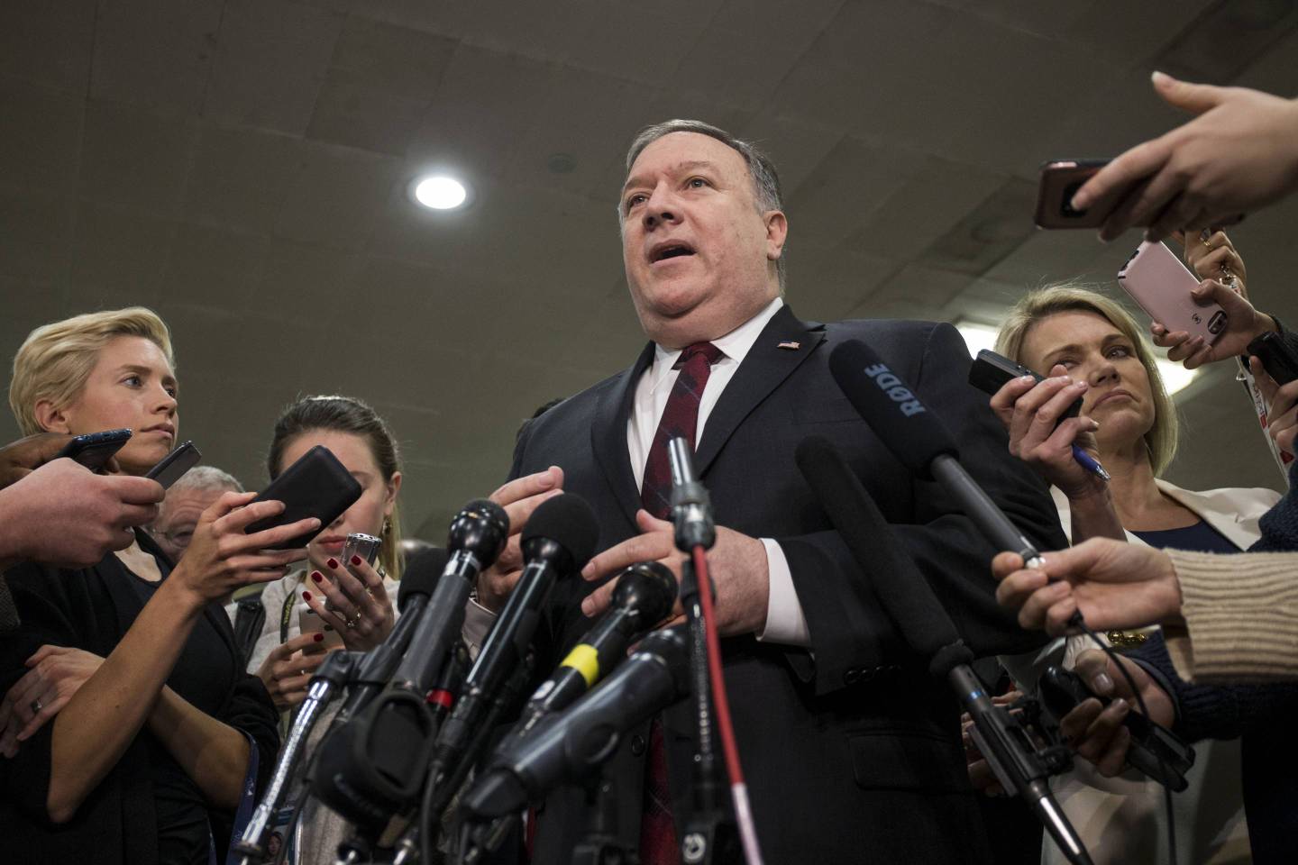 Defense Secretary Mattis And Secretary Of State Pompeo Brief Lawmakers On Latest Developments Related To Saudi Arabia