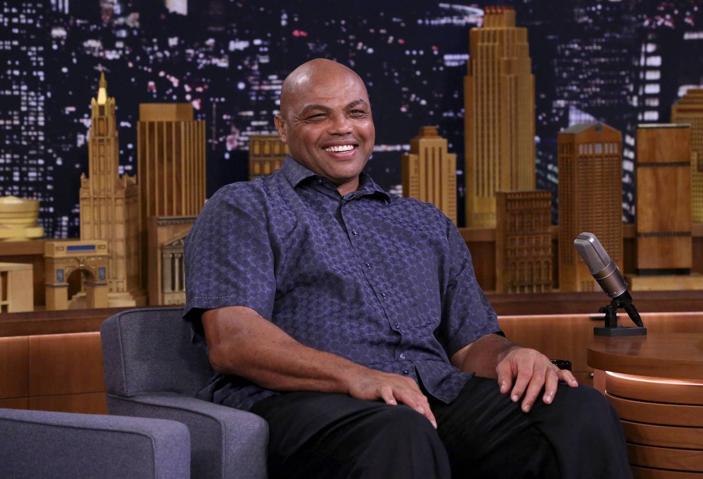 Pictured: Charles Barkley during an interview on October 11, 2018