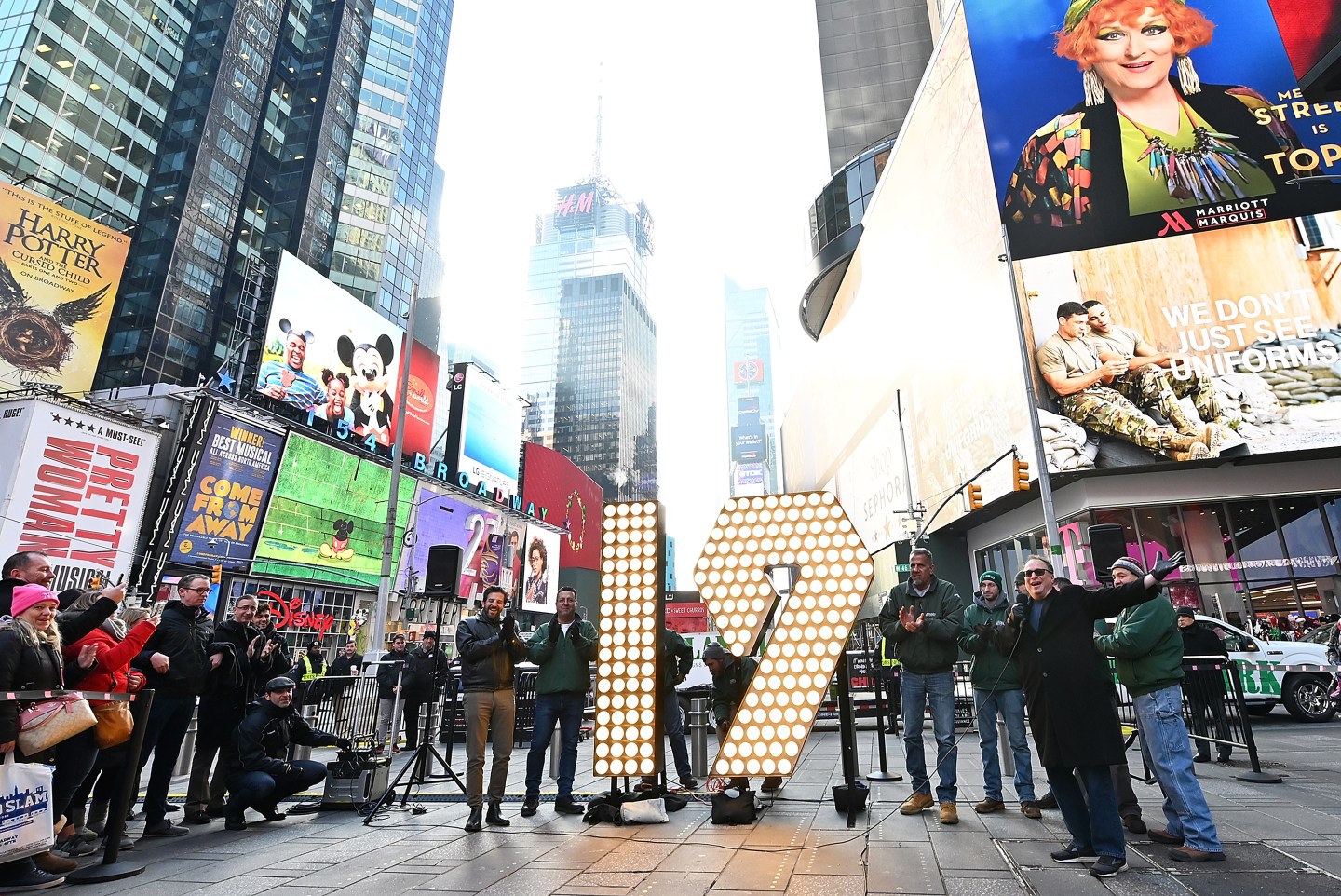 Times Square New Year's Eve Numeral Delivery