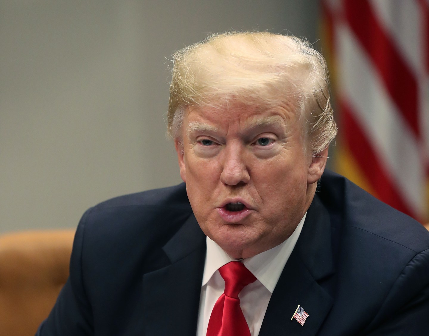 President Trump Attends Discussion On Federal Commission On School Safety Report