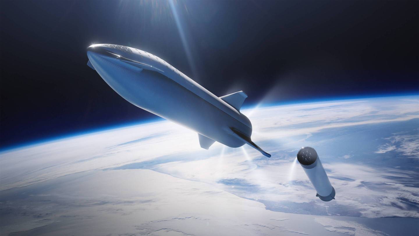SpaceX Starship rocket prototype