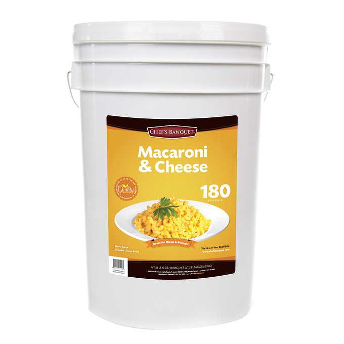 Costco’s 27-Pound Mac And Cheese ‘Storage Bucket’ With 20-Year Shelf Life Sells Out