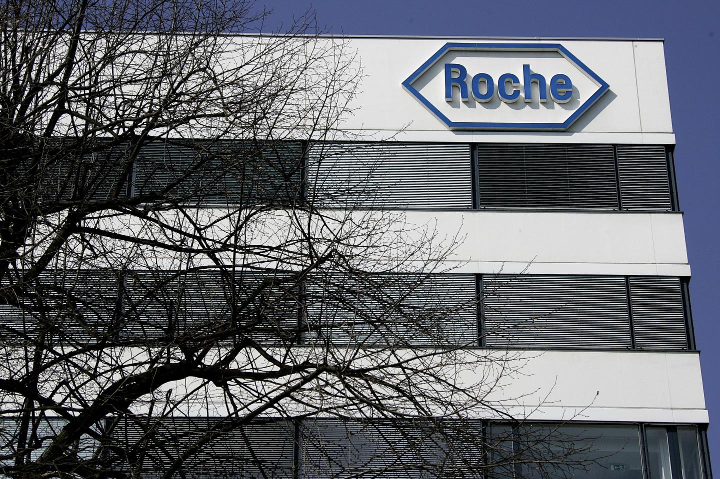 A logo of the Swiss pharmaceuticals gian