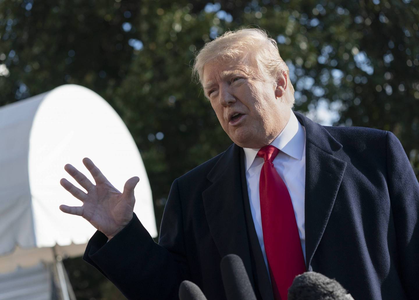 President Trump Departs The White House For Camp David