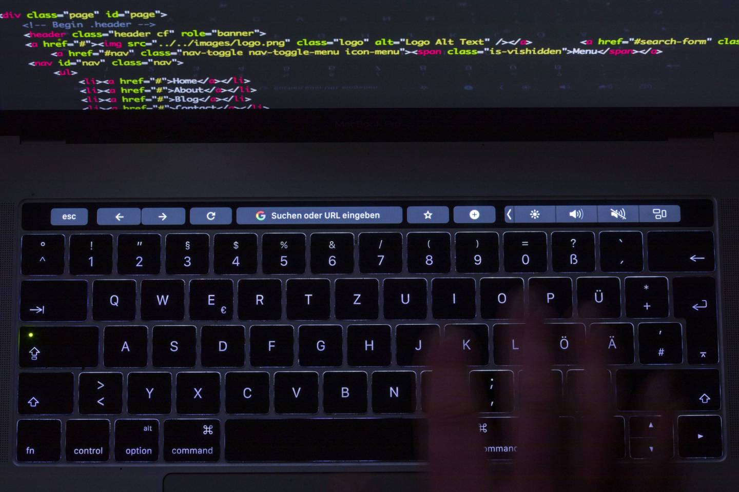 Danger due to hacking of computer data