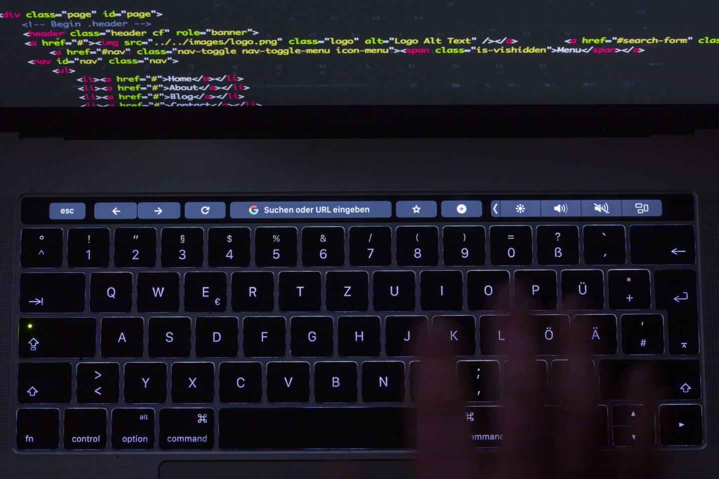 Danger due to hacking of computer data