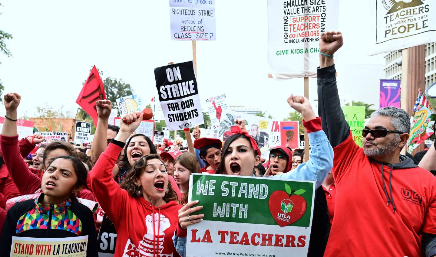 US-EDUCATION-TEACHERS-STRIKE