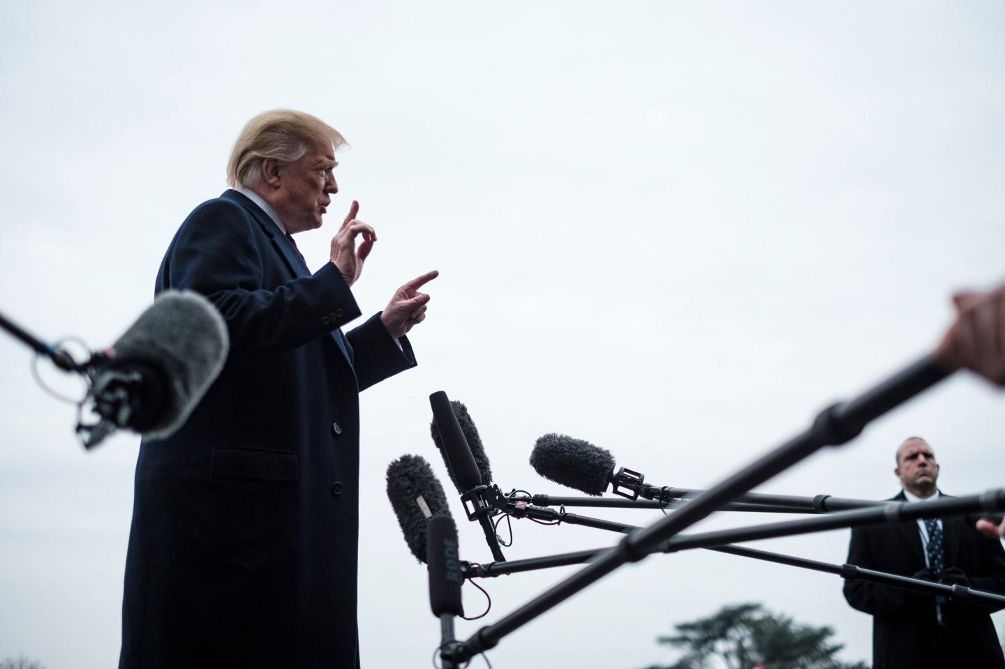 President Trump Attends Dignified Transfer At Dover AFB
