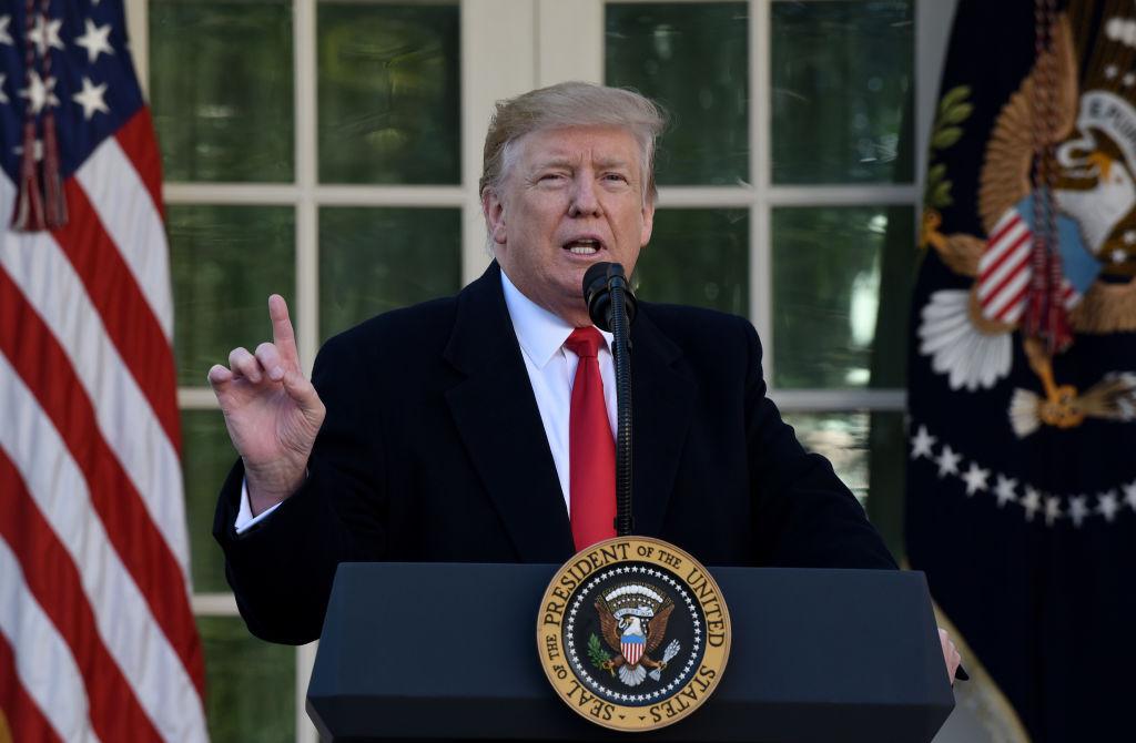 President Trump Speaks On Border Security And The Government Shutdown