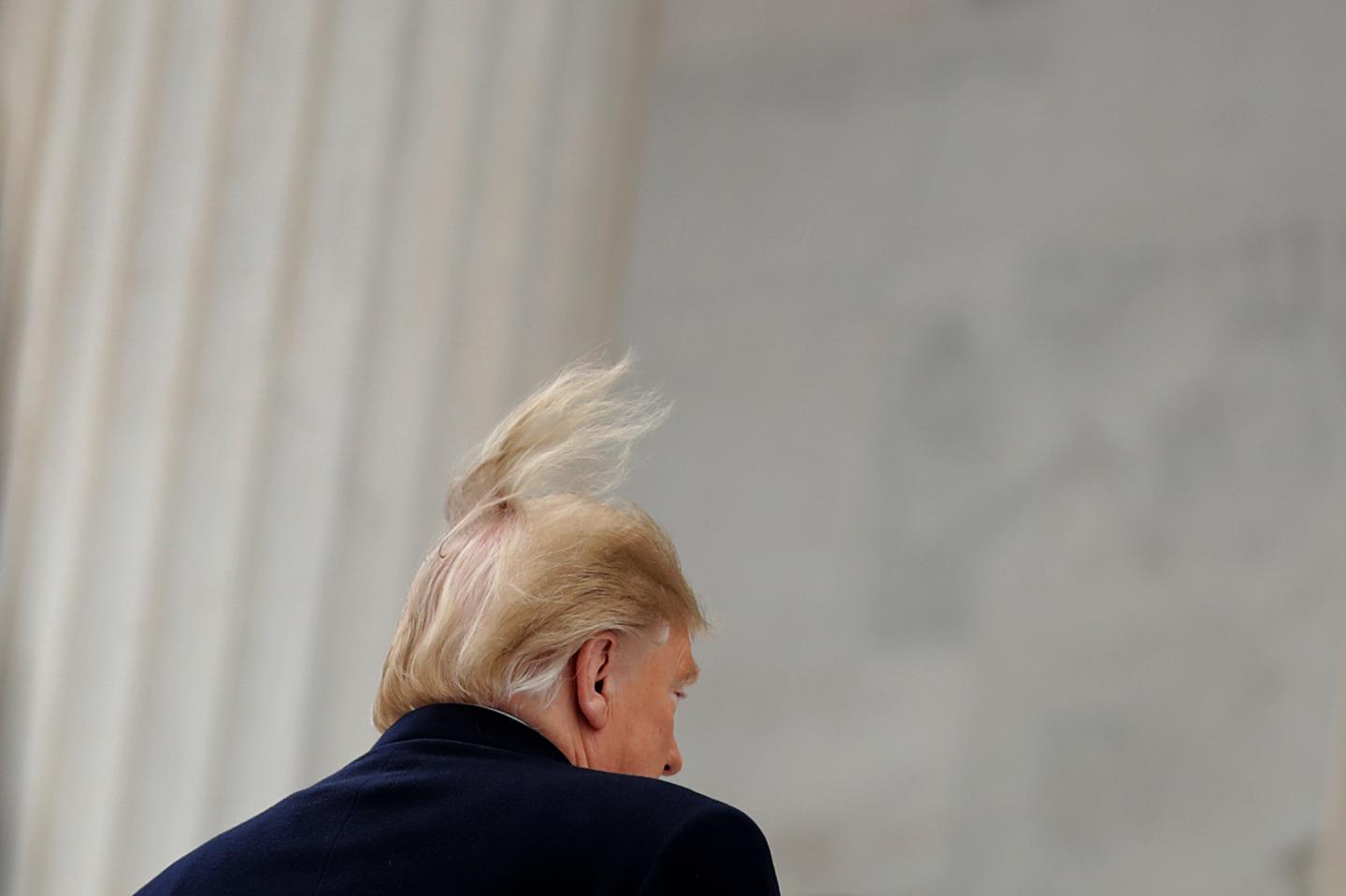 President Trump Attends Senate Republicans Weekly Policy Luncheons On Capitol Hill