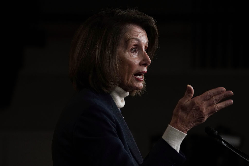 House Speaker Nancy Pelosi Holds Weekly Press Conference At The Capitol