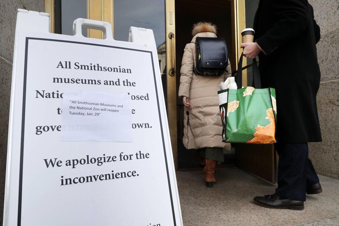 Furloughed federal contract workers won't get back pay.