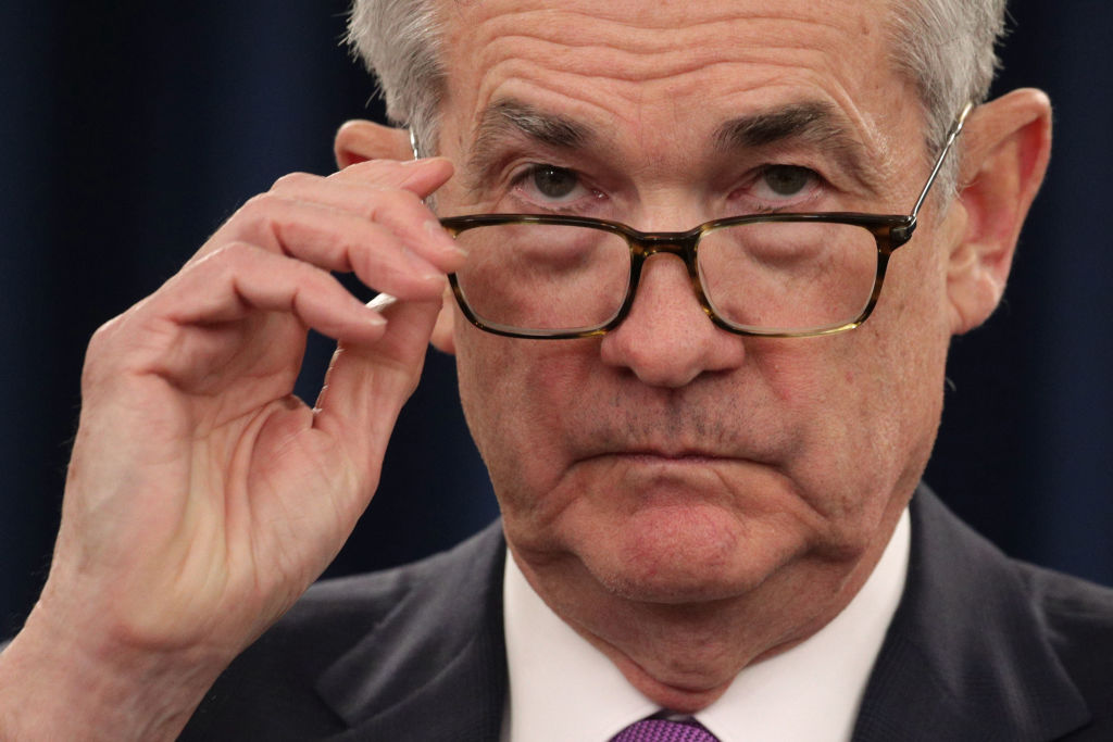 Fed Chairman Jerome Powell Holds News Conference After Interest Rate Announcement