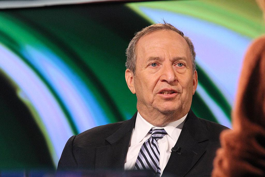 Former Treasury Secretary Larry Summers Visits FOX Business Network
