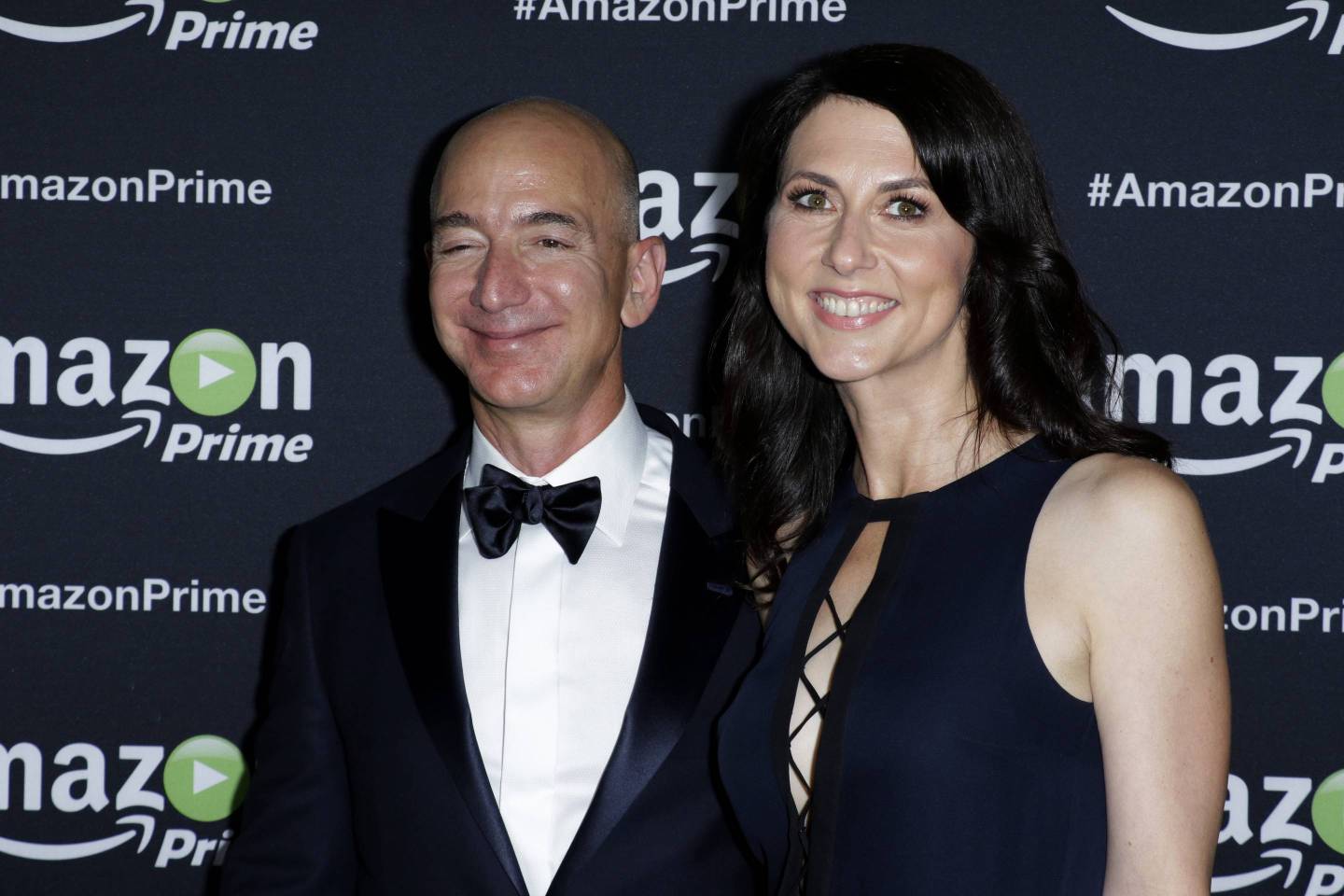 Jeff and Mackenzie Bezos