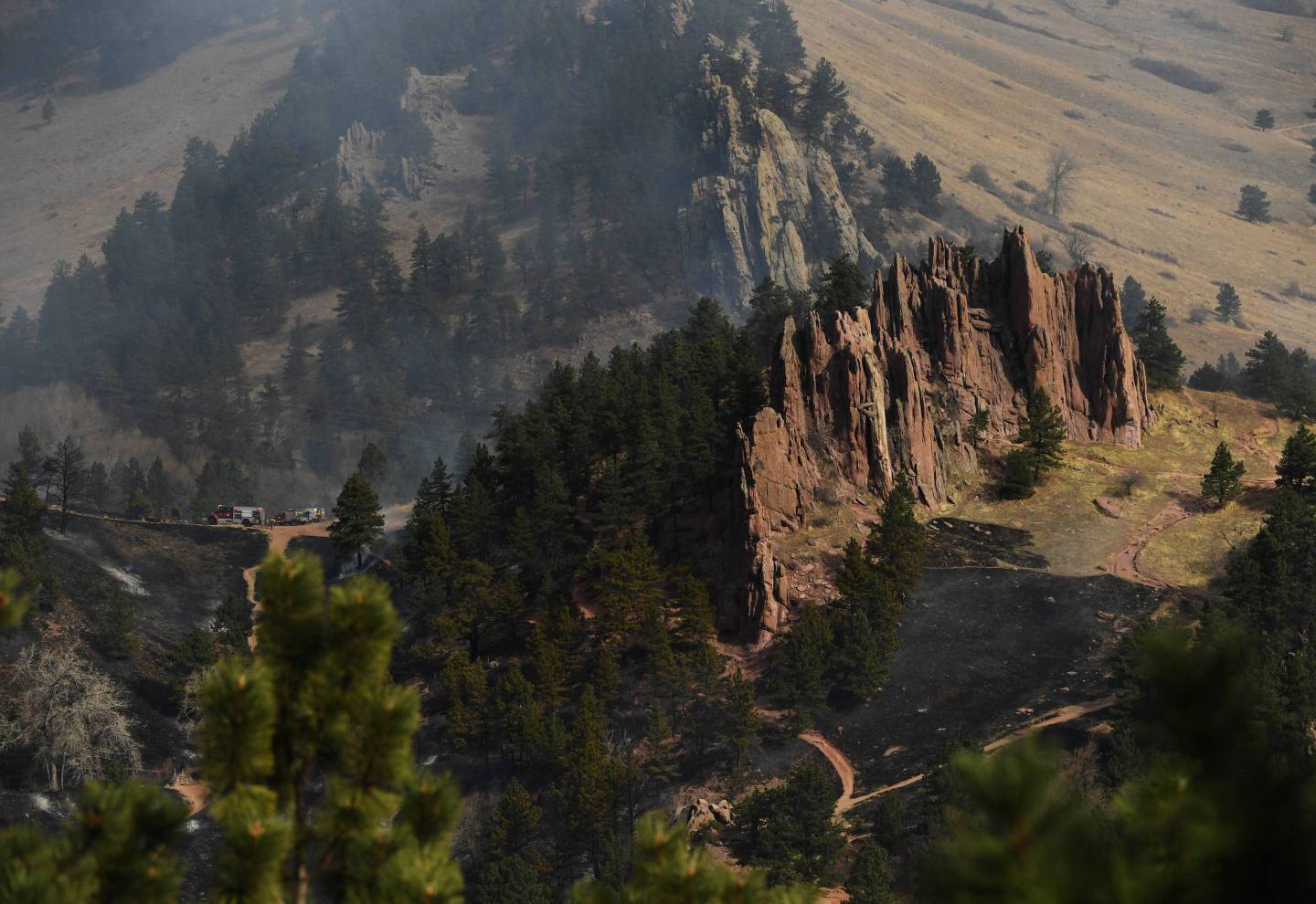 Sunshine Canyon Boulder wildfire