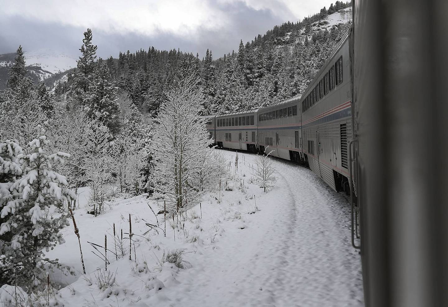 Amtrak's Zephyr Train, Offering Spectacular Views Of American West, Under T