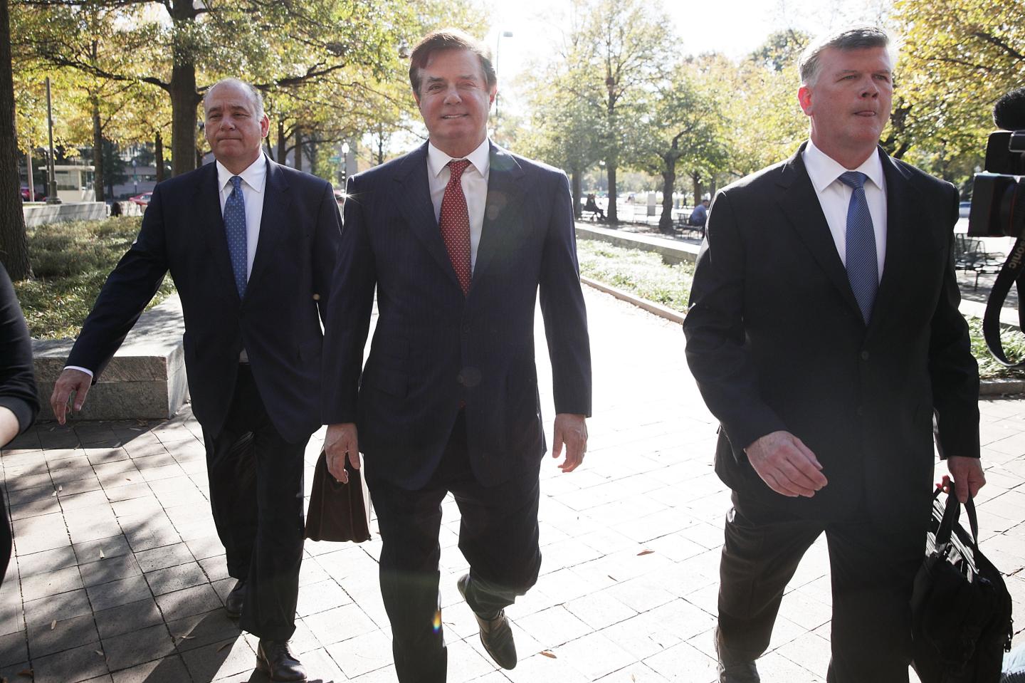 Paul Manafort And Rick Gates Attend Bail Hearing At U.S. District Court