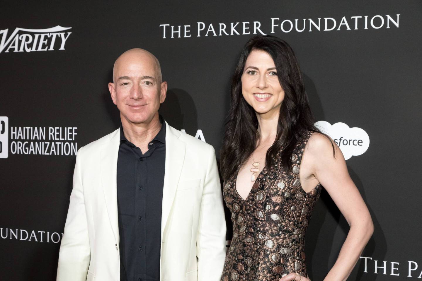 Jeff and MacKenzie Bezos