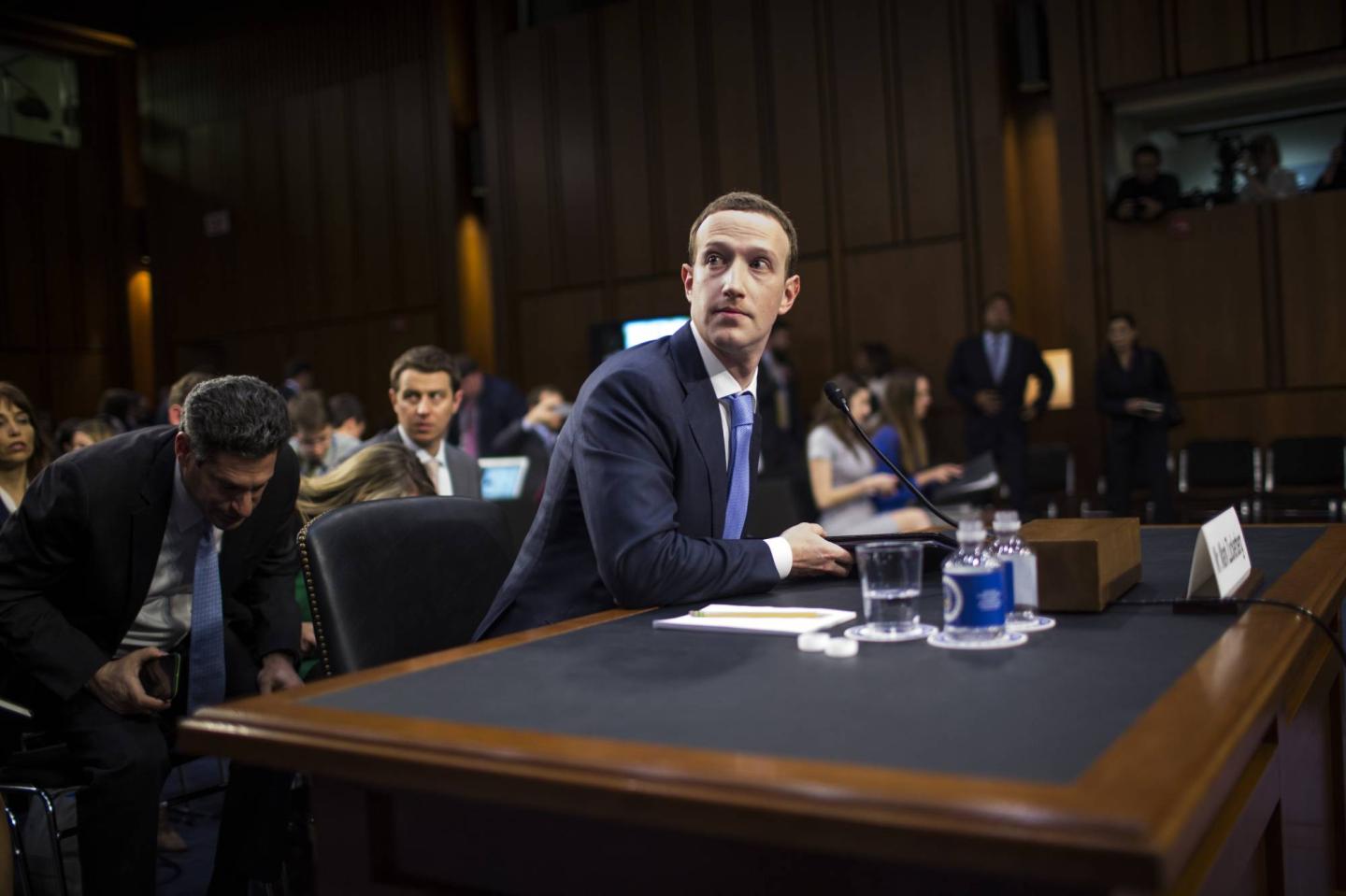 Facebook CEO Mark Zuckerberg Testifies At Joint Senate Commerce/Judiciary Hearing
