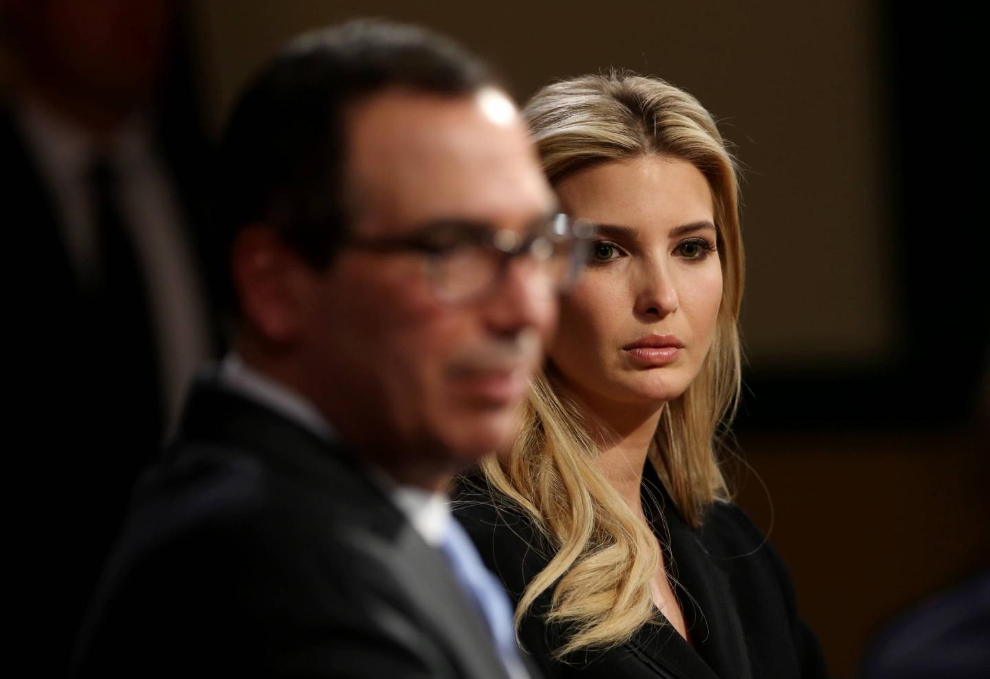 Steven Mnuchin and Ivanka Trump